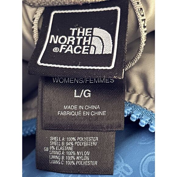 The North Face Blue Padded Puffer Full-Zip Jacket Women's Large - Picture 7 of 7